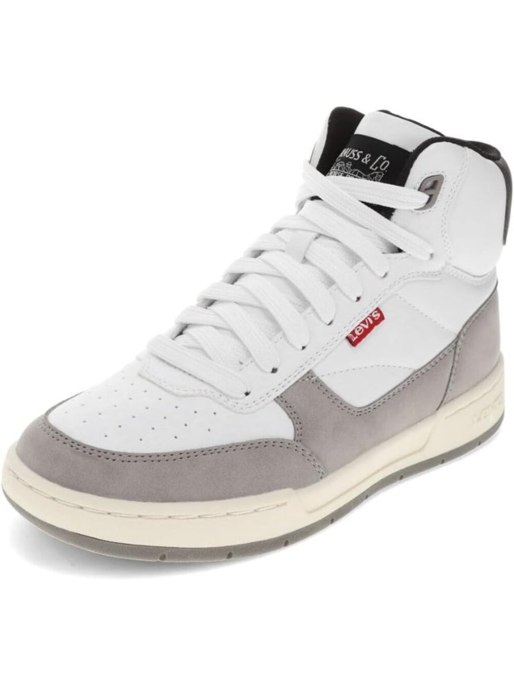 New Levi's Women's Venice Sneaker Size 9 In Box Athleisure Streetwear Gray White